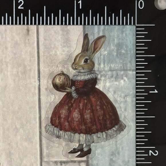 🌀10/$10🌀 Translucent Victorian Era Retro Reusable Waterproof Vinyl Sticker Dec - Picture 1 of 1